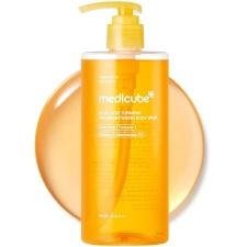 MEDICUBE KOJIC ACID TURMERIC BODY WASH WITH NIACINAMIDE VITAMIN C BRIGHTENING, HYDRATING GEL