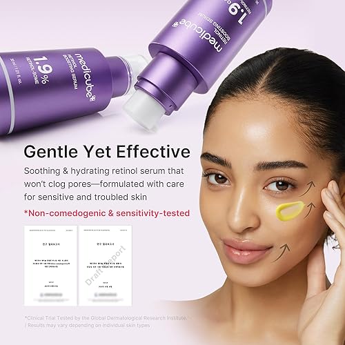 MEDICUBE RETINOL BOOSTING SERUM FIRMING, HYDRATING, PORE-REFINING KOREAN SKINCARE 1.01OZ