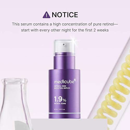 MEDICUBE RETINOL BOOSTING SERUM FIRMING, HYDRATING, PORE-REFINING KOREAN SKINCARE 1.01OZ
