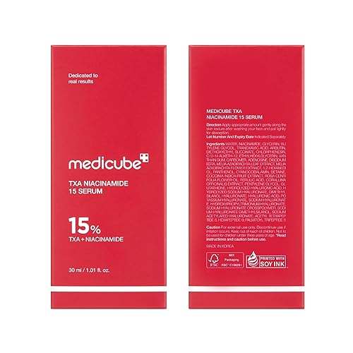 MEDICUBE TXA NIACINAMIDE 15 GLOW SERUM FOR UNEVEN SKIN TONE HYDRATION, 1.01 FL.OZ