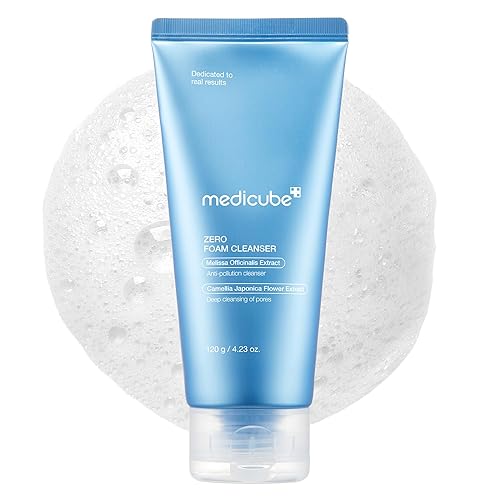 MEDICUBE ZERO FOAM CLEANSER FOR SENSITIVE SKIN - GENTLE DAILY FACE WASH, SEBUM CONTROL, HYDRATING 4.