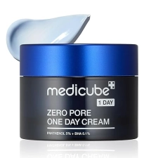 MEDICUBE ZERO PORE ONE-DAY CREAM 1.69OZ PORE REFINING, OIL CONTROL WITH NIACINAMIDE SALICYLIC ACID