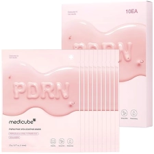 MEDICUBE SALMON DNA PDRN PINK VITA SHEET MASK 10EA HYDRATING, FIRMING KOREAN SKINCARE