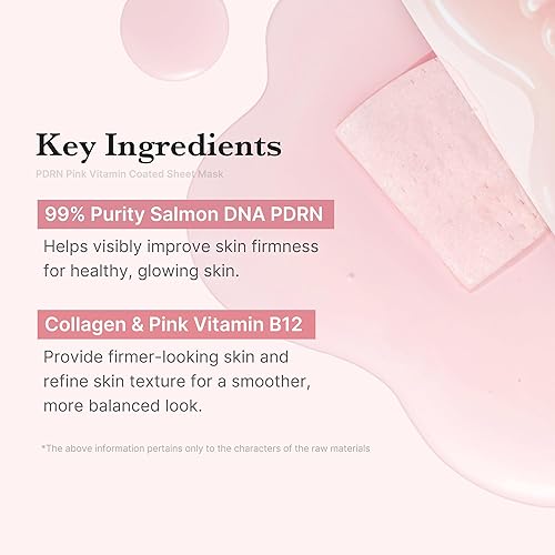 MEDICUBE SALMON DNA PDRN PINK VITA SHEET MASK 10EA HYDRATING, FIRMING KOREAN SKINCARE