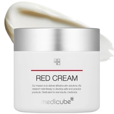MEDICUBE RED CREAM 2.0 SOOTHING BHA NIACINAMIDE ACNE RELIEF, NON-COMEDOGENIC KOREAN SKINCARE