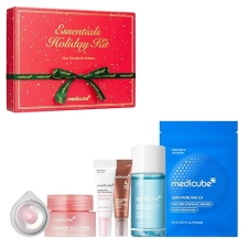MEDICUBE ESSENTIALS HOLIDAY KIT 6-IN-1 MINI SKINCARE SET TRAVEL SIZE CLEANSING OIL SERUM