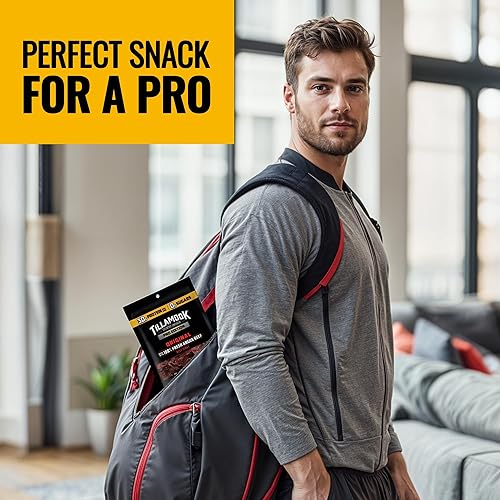 TILLAMOOK ZERO SUGAR BEEF JERKY 3-PACK, HARDWOOD SMOKED ANGUS, KETO, LOW CARB, GLUTEN-FREE