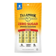 TILLAMOOK COUNTRY SMOKER ORIGINAL KETO FRIENDLY ZERO SUGAR SMOKED SAUSAGES 8 PACK