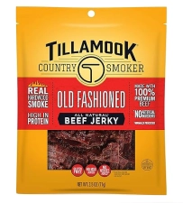 TILLAMOOK COUNTRY SMOKER OLD FASHIONED HARDWOOD SMOKED BEEF JERKY, 2.5 OZ PACK