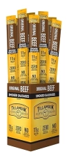 TILLAMOOK COUNTRY SMOKER ORIGINAL BEEF HARDWOOD SMOKED SAUSAGES, 1.25OZ, 24 COUNT PACK