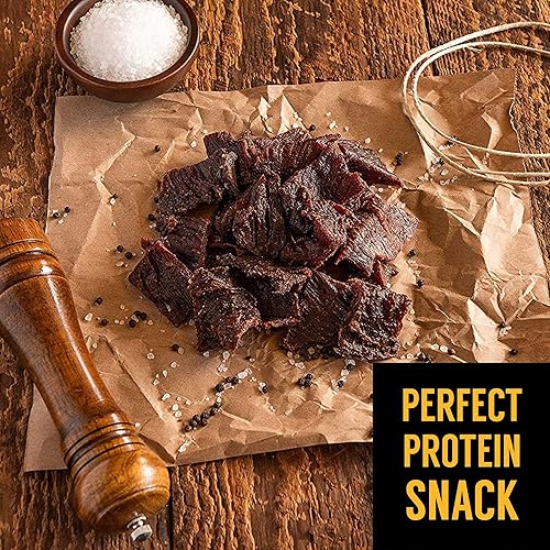 TILLAMOOK COUNTRY SMOKER BEEF JERKY, THIN SLICED, LOW CARB HIGH PROTEIN KETO SNACKS, 12 COUNT