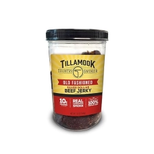 TILLAMOOK COUNTRY SMOKER OLD FASHIONED SILVER DOLLAR BEEF JERKY, REAL HARDWOOD SMOKED, 13 OZ