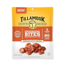TILLAMOOK COUNTRY SMOKER HAWAIIAN TERIYAKI PORK JERKY, GLUTEN-FREE PROTEIN SNACK, 2.5 OZ