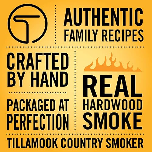 TILLAMOOK COUNTRY SMOKER BEEF JERKY SEA SALT CRACKED PEPPER, REAL HARDWOOD SMOKED 2.5OZ