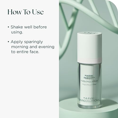 MARINI SKINSOLUTIONS REBOOT PDRN ANTI-AGING FACE SERUM SMOOTHER, YOUNGER SKIN, 0.5 OZ
