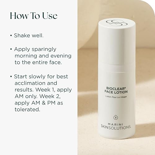 MARINI SKINSOLUTIONS BIOCLEAR FACE LOTION TRIPLE-ACID RESURFACER FOR WRINKLES ACNE, 1 OZ