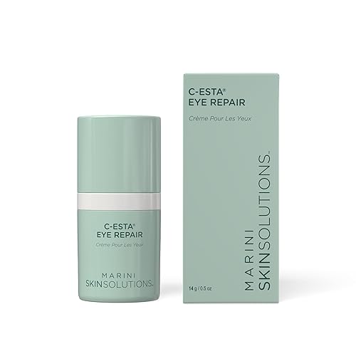 MARINI SKINSOLUTIONS C-ESTA VITAMIN C EYE CREAM WITH DMAE HYALURONIC ACID, 0.5 OZ, USA MADE