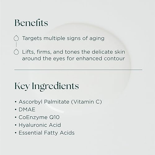 MARINI SKINSOLUTIONS C-ESTA VITAMIN C EYE CREAM WITH DMAE HYALURONIC ACID, 0.5 OZ, USA MADE