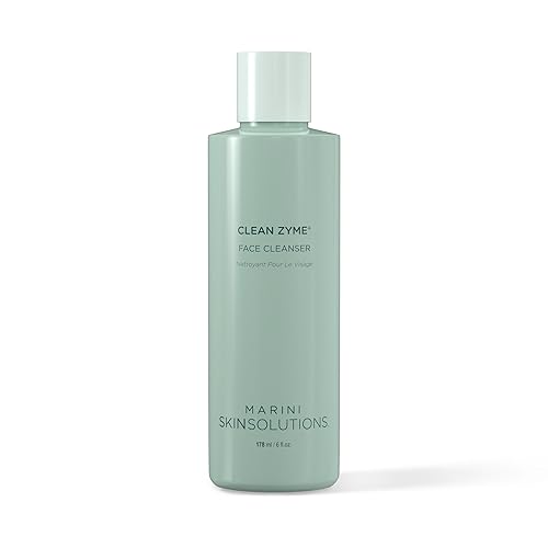 MARINI SKINSOLUTIONS CLEAN ZYME EXFOLIATING FACE CLEANSER WITH PAPAIN ENZYMES, 6 OZ