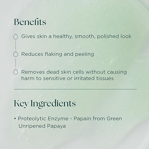 MARINI SKINSOLUTIONS CLEAN ZYME EXFOLIATING FACE CLEANSER WITH PAPAIN ENZYMES, 6 OZ