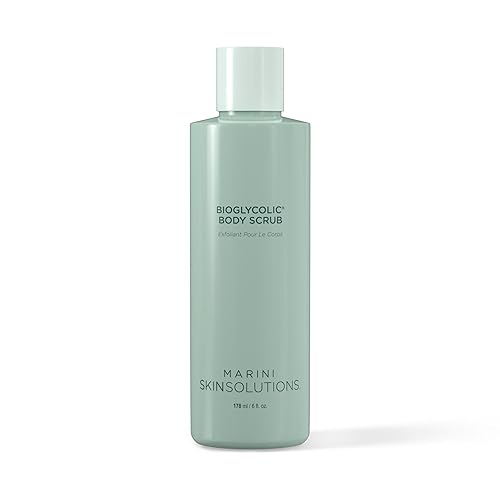 MARINI SKINSOLUTIONS BIOGLYCOLIC BODY SCRUB GLYCOLIC ACID EXFOLIATOR FOR SMOOTH SKIN, 6 OZ