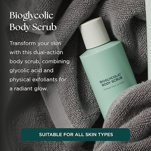 MARINI SKINSOLUTIONS BIOGLYCOLIC BODY SCRUB GLYCOLIC ACID EXFOLIATOR FOR SMOOTH SKIN, 6 OZ