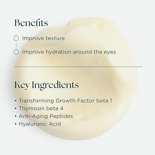 MARINI SKINSOLUTIONS EYE CREAM WITH PEPTIDES HYALURONIC ACID - ANTI-AGING, HYDRATING, 0.5 OZ
