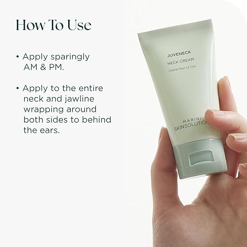 MARINI SKINSOLUTIONS JUVENECK NECK CREAM WITH PEPTIDES, DMAE HYALURONIC ACID 1.7 OZ USA MADE