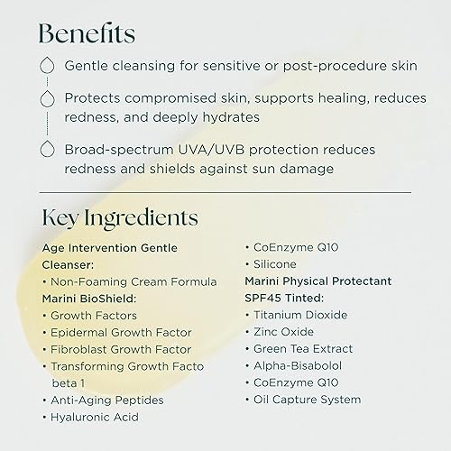 MARINI SKINSOLUTIONS POSTTX 2 RECOVERY SYSTEM CALMS, HYDRATES PROTECTS SKIN AFTER TREATMENTS
