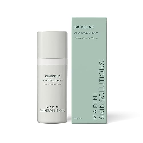 MARINI SKINSOLUTIONS BIOREFINE AHA FACE CREAM WITH GLYCOLIC HYALURONIC ACID, 4 OZ, USA