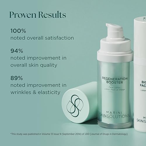 MARINI SKINSOLUTIONS REGENERATION BOOSTER FACE LOTION ANTI-AGING PEPTIDES ANTIOXIDANTS 1OZ