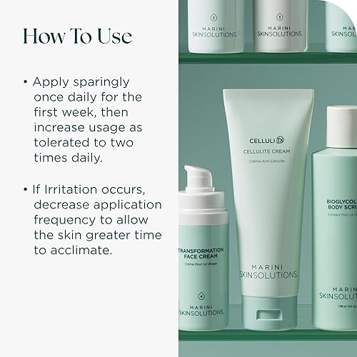 MARINI SKINSOLUTIONS CELLULITX THIGH CREAM WITH AMINOPHYLLINE, RETINOL CAFFEINE 4 OZ