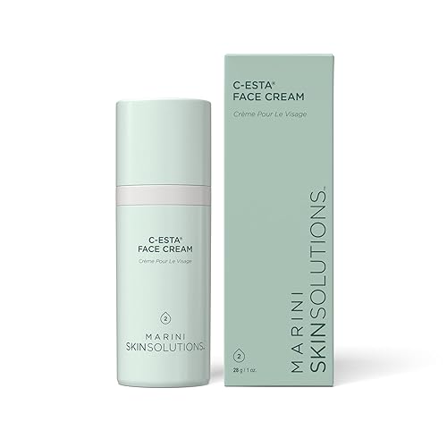 MARINI SKINSOLUTIONS C-ESTA FACE CREAM WITH VITAMIN C, DMAE HYALURONIC ACID 1 OZ, USA MADE