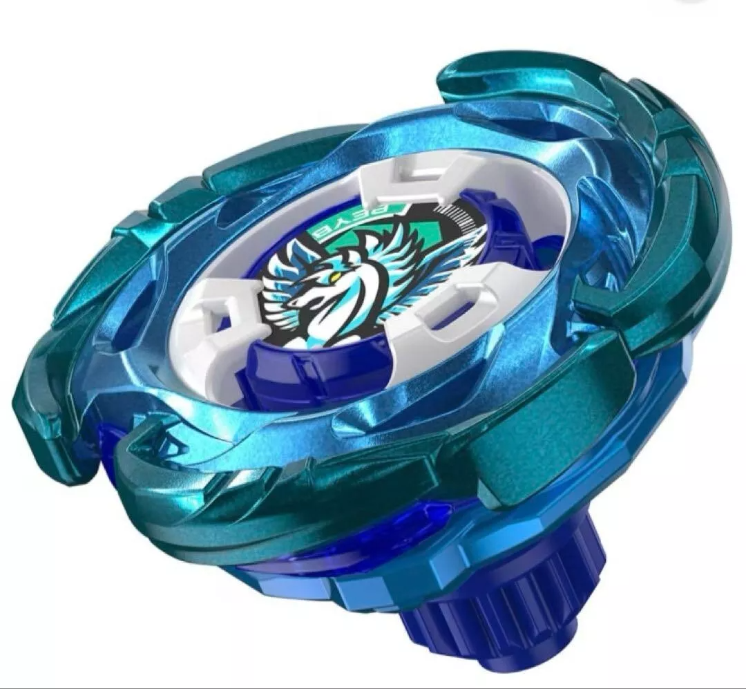 BEYBLADE X UX-00 AERO PEGASUS 3-70A DOUBLE METAL COAT TAKARATOMY BLUE GREEN USED