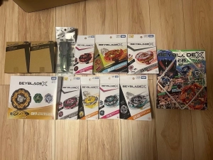 BEYBLADE X UNOPENED LOT BX 00 BX 23 CX 12 UX 08 UX 03 SEALED