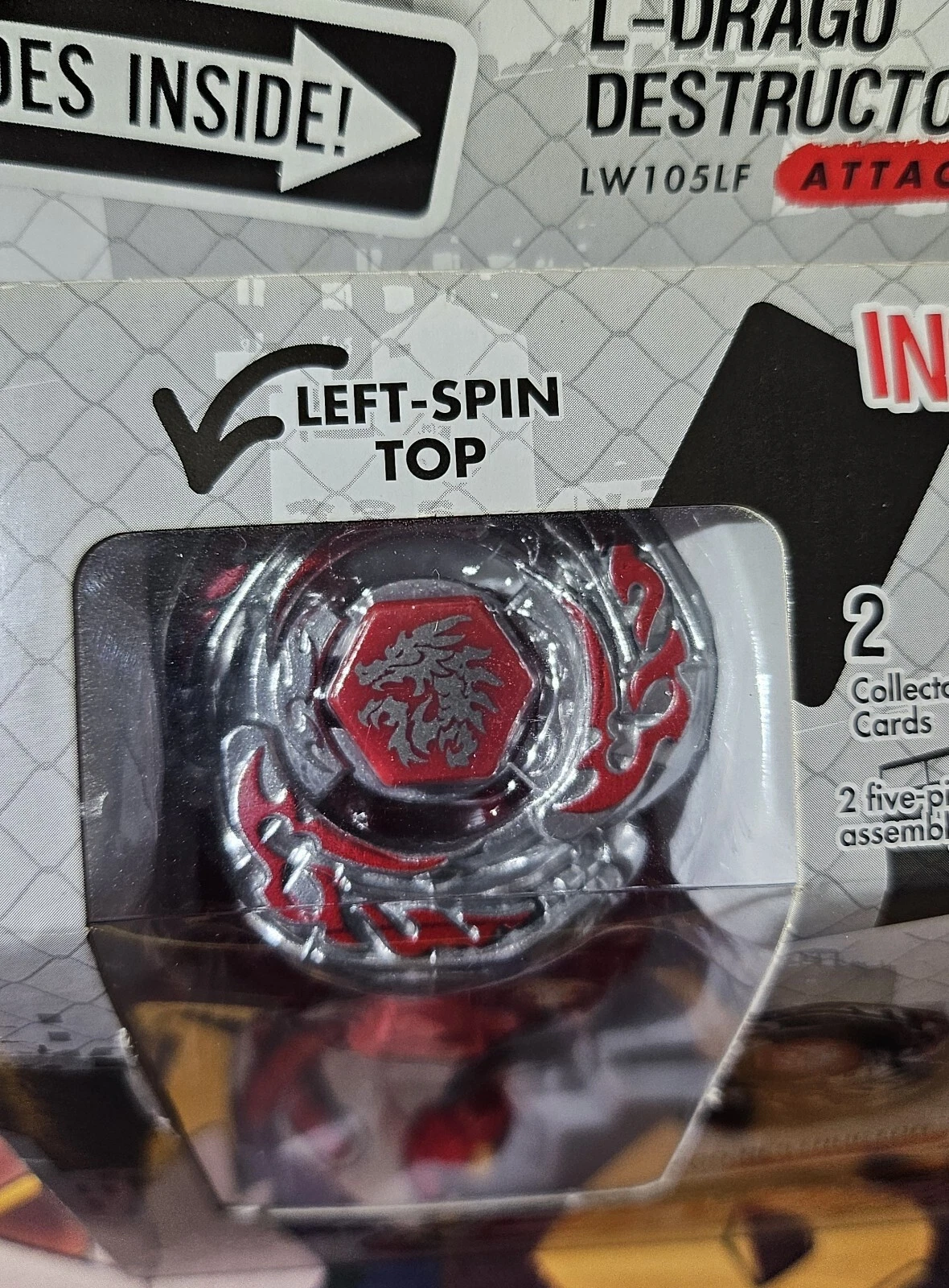 BEYBLADE METAL FURY - 2 PACK L-DRAGO DESTRUCTOR & FORBIDDEN STRIKER NEW HASBRO