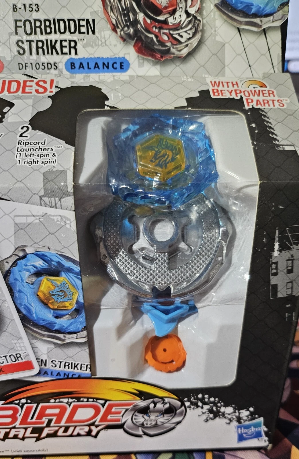 BEYBLADE METAL FURY - 2 PACK L-DRAGO DESTRUCTOR & FORBIDDEN STRIKER NEW HASBRO