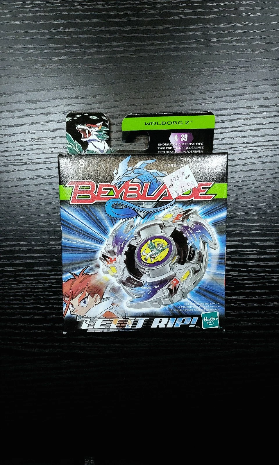 BEYBLADE WOLBORG 2 VINTAGE HASBRO 2002 NEW SEALED BOX