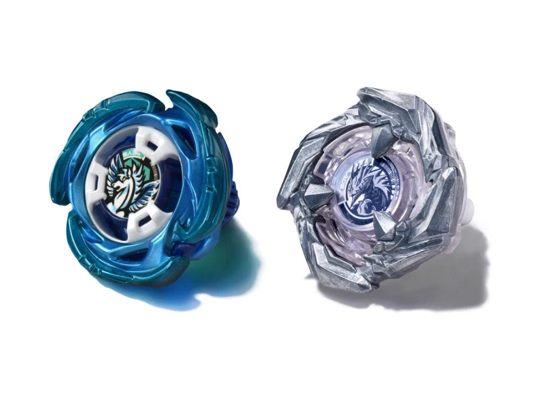 BEYBLADE X UX-00 AERO PEGASUS 3-70A BLUE GREEN + COBALT DRAKE CLEAR SET NEW