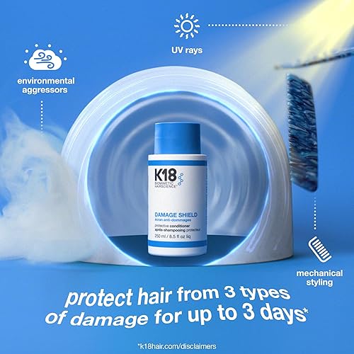 K18 DAMAGE CONTROL TRIO DAMAGE SHIELD SHAMPOO, CONDITIONER 4-MINUTE REPAIR HAIR MASK