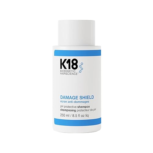K18 DAMAGE SHIELD SHAMPOO REDUCES FRIZZ TANGLES, PROTECTS AND MAINTAINS HAIR HEALTH