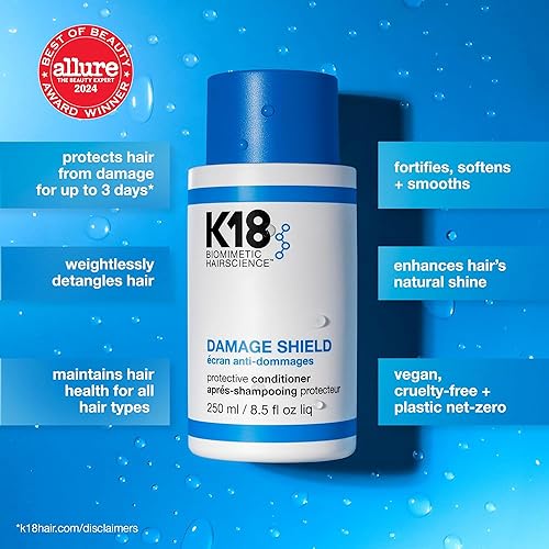 K18 DAMAGE SHIELD CONDITIONER PROTECTS HAIR, STRENGTHENS ADDS SHINE DAILY