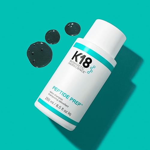 K18 PEPTIDE PREP COLOR-SAFE DETOX SHAMPOO PH-BALANCED, NON-STRIPPING, REMOVES BUILDUP OILS