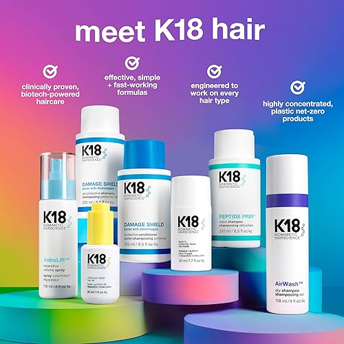 K18 AIRWASH DRY SHAMPOO NON-AEROSOL FOR SCALP BALANCE AND OIL CONTROL