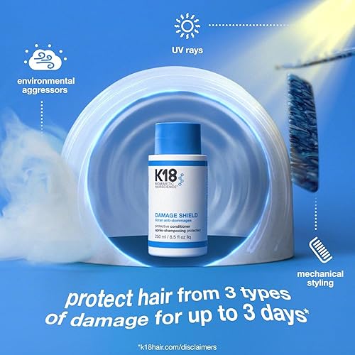K18 DAMAGE SHIELD CONDITIONER PROTECTS HAIR FROM DAILY DAMAGE, STRENGTHENS ADDS SHINE