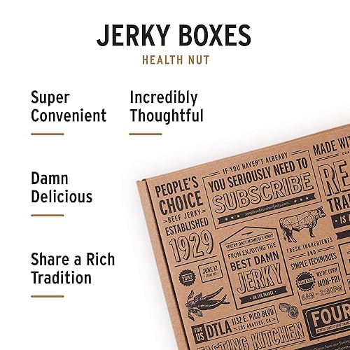 PEOPLE S CHOICE BEEF JERKY BOX KETO-FRIENDLY, SUGAR-FREE, HIGH PROTEIN LOW CARB SNACK SAMPLER