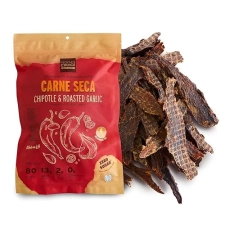 PEOPLE S CHOICE BEEF JERKY CHIPOTLE ROASTED GARLIC 13G PROTEIN SUGAR FREE KETO 1LB USA