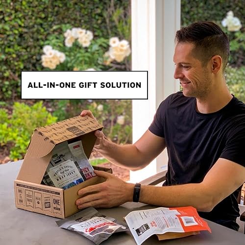 PEOPLES CHOICE BEEF JERKY VARIETY PACK HIGH PROTEIN SNACK SAMPLER GIFT FOR MEN, 12 PIECES