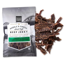 PEOPLE S CHOICE SWEET CHILI HABANERO BEEF JERKY SWEET SPICY, 9G PROTEIN, 1 LB BAG, USA MADE