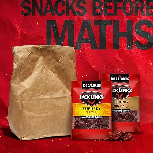 JACK LINKS BEEF JERKY VARIETY PACK 9-PACK 1.25OZ BAGS ORIGINAL TERIYAKI 13G PROTEIN